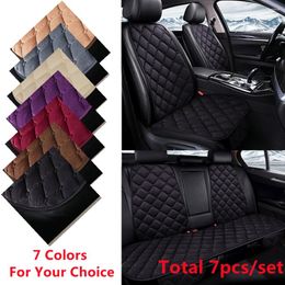 Couvertures de siège d'auto SJ Cushion Universal Protector Mat de chaise auto avant avant pour Tucson Elantra I30 IX35 SONATA Veloster