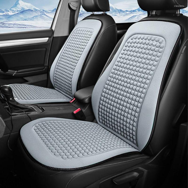 Capas para assento de carro Almofada de resfriamento de verão Respirável Massagem Bump Capa para automóveis Almofada protetora universal