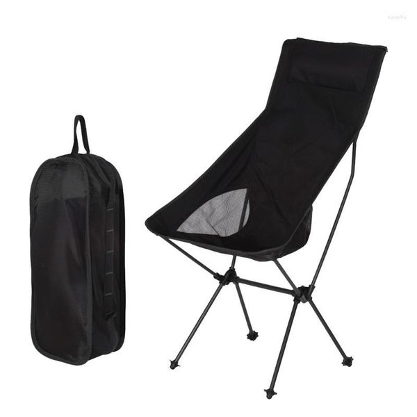 Fundas de asiento de coche compatible con 330lbs 600D, silla plegable de viaje, aleación de aluminio de aviación desmontable, 1,3 kg, Camping al aire libre, pesca, playa, senderismo