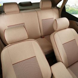 Auto -stoelhoezen naar uw smaak Auto -accessoires Aangepaste luxe voor JAC K5/3 IEV B15 A13 Refine S3 S2 S5 Duurzaam ademende kluis