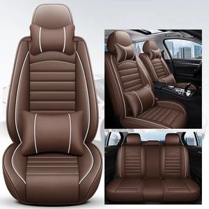 Housses de siège de voiture universelles en cuir tout compris, pour Volvo S60L S90/XC60/XC90/V50/V60/XC40 /CX70, protection d'accessoires automobiles