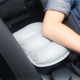 Housses de siège de voiture accoudoirs universels Console centrale repose-bras boîte de protection étui de protection en cuir PU souple tapis à main coussin