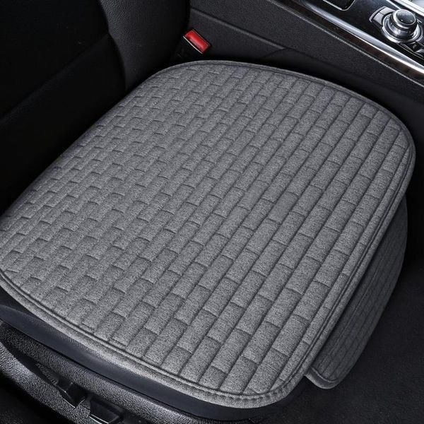 Housses de siège de voiture universelles, couverture avant en lin, pièces de coussin, tapis de protection, accessoires de véhicule