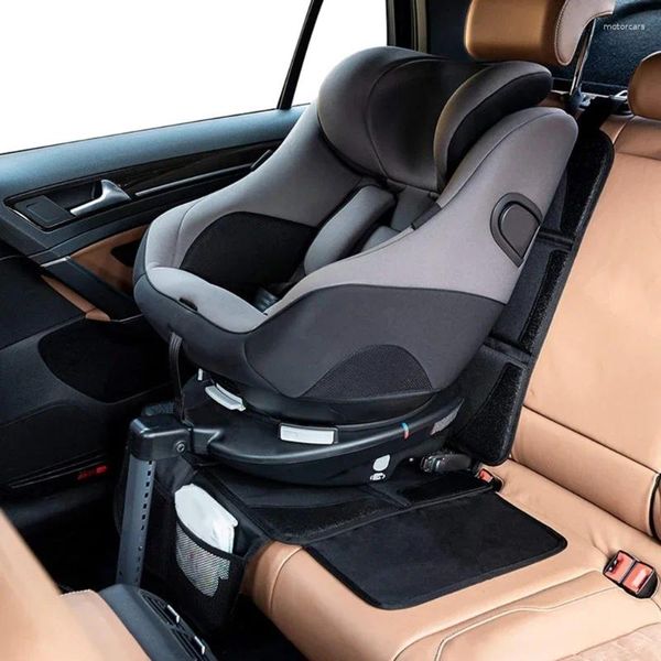 Housses de siège de voiture universelles pour enfants, bébés, tout-petits, pour protection, tapis de coussin, anti-rayures, cuir PU, imperméable, antidérapant