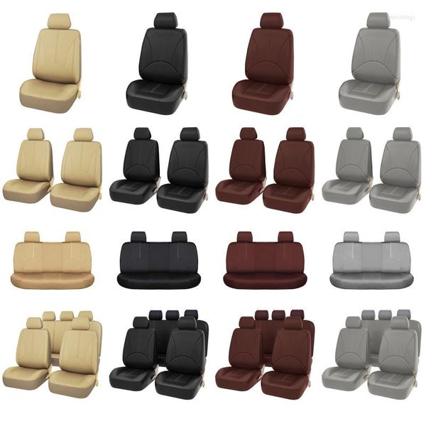 Cubiertas de asiento de automóvil Cubierta universal Almohadilla transpirable Mat Home Auto Silla Cojín Asientos Four Seasons Antideslizante Cómodo