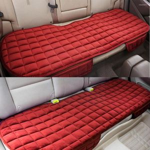 Housses de siège de voiture couverture universelle avant arrière flocage tissu Auto chaud pour camion coussin hiver glisser Pad protecteur SUV Van garder la chaleur