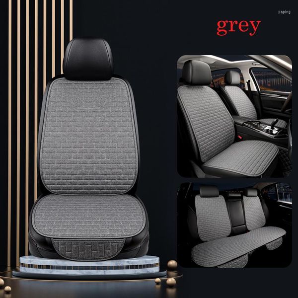 Cubiertas de asiento de coche cubierta de lino universal para BYD todos los modelos G3 G6 S6 M6 F0 F3 Surui SIRUI F6 L3 G5 S7 E6 E5 estilo