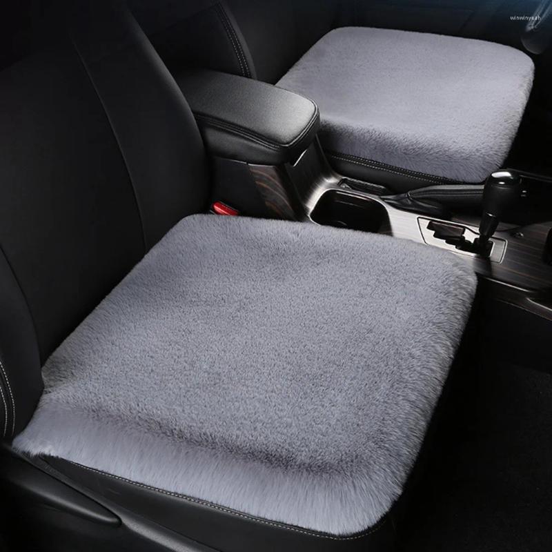 Araba koltuğu, evrensel iç otomobilleri kapsar Kış koltuklar kapak paspaslar otomatik koltuk kapağı yastık koruyucusu sandalye pedleri aksesuarlar