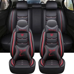 Housses de siège auto Housse de siège de voiture universelle en cuir pour Geely géométrie c Fiat Argo Citroen Berlingo Golf 8 Hyundai i10 accessoires intérieur Q231120