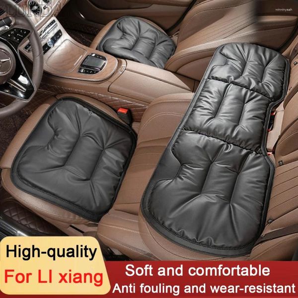 Cubiertas de asiento para automóviles Cubierta protectora de cojín de cuero universal para accesorios interiores de Auto Ideal Lixiang L7 L8 L8 L8 L9 L9