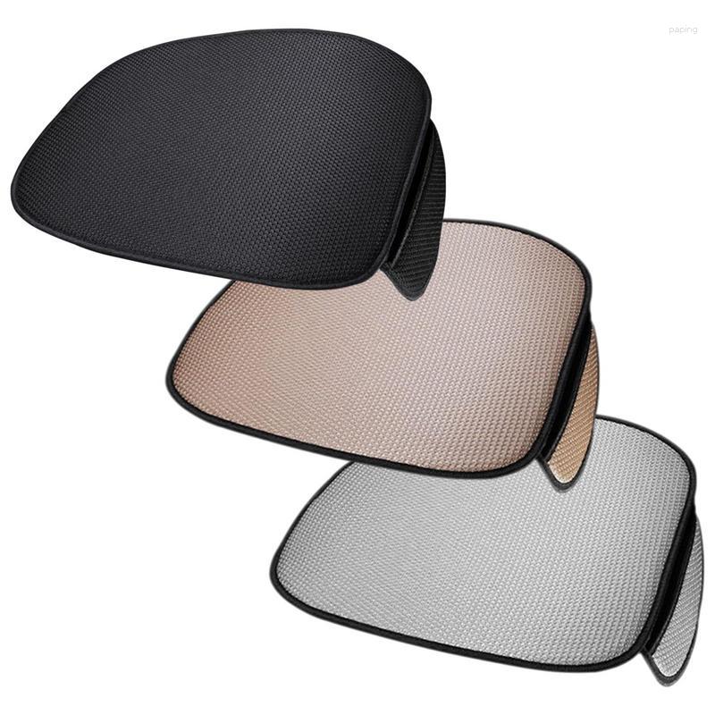 Auto-stoel omvat universele pads kussenmatten voor auto-interieurs vulling niet-slip beschermer Cover Comfort en koeling in de zomer