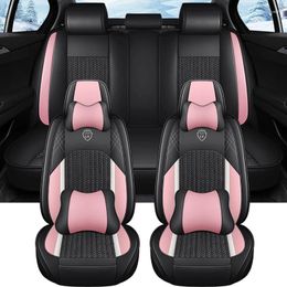 Couvrages de siège d'auto Couvercle 3D de style universel pour tous les modèles x5 E87 x1 x2 x3 x4 x6 x7 m3 m4 M5 Accessoires intérieurs Pu Le cuir