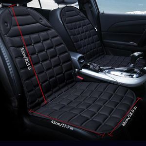 Housses de siège de voiture coussin chauffant chauffant 12 V coussin automatique chauffant parfait pour la conduite par temps froid et en hiver