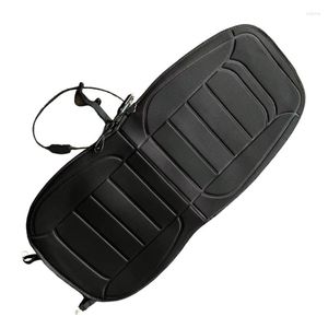 Auto -stoelbedekkingen Winter SUV's verwarmd 12V Verwarming Auto Cushion met Backlest Fast Pad voor accessoires