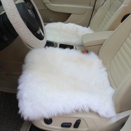 Coprisedili per auto Coprisedili in lana Cuscino caldo invernale Antiscivolo Cuscino traspirante per sedia anteriore universale per protezione