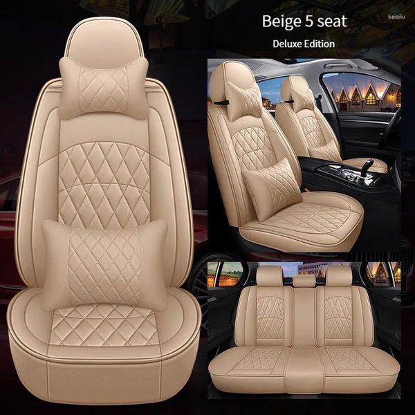 Fundas de asiento de coche WZBWZX Funda de cuero para todos los modelos X3 X1 X4 X5 X6 Z4 525 520 F30 F10 E46 E90 Accesorios Estilo de coche