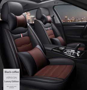 Auto -stoelafdekkingen WZBWZX Universele lederen autostoelhoes voor Lexus Alle modellen ES350 NX GS350 CT200H ES300H GS450H IS250 LS460 LS Auto -accessoires T240520