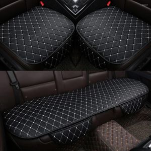 Couvertures de siège d'auto WZJ PU Le cuir Universal Protector Sesets Mats Pad pour Infiniti Qx55 QX50 Q50L FX EX QX70 QX60 Q50 ESQ QX30 M25