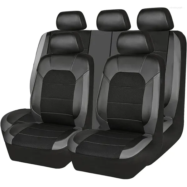 Cubiertas de asiento de coche YOTONWAN cubierta de tela transpirable de cuero para Luxgen todos los modelos 7 5 U5 SUV accesorios de estilo automático Car-Styli