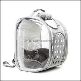 Siège de voiture Ers Supplies Accueil Gardencat Carrier Bag Chiot Sac À Dos Respirant Oxford Cats Box Cage Petit Chien Pet Voyage Sac À Main En Plein Air Hikin