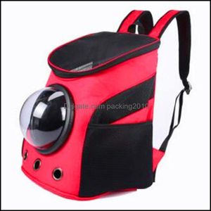 Siège de voiture Ers Supplies Accueil Gardenspace Voyage Pour Petits Chiens Chat Transporteur Chien Transportant Respirant Shoder Sac À Dos En Plein Air Portable Sac Pet