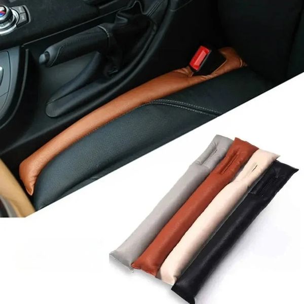 Remplisseur d'espace de siège de voiture, rembourrage souple de style de voiture, tampons de fuite en cuir, entretoise de prise, accessoires universels de voiture, organisateur d'intérieur de voiture