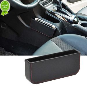 Auto -stoel GAP Multifunctionele opbergdoos Board Board Gap Gap Organisator Telefoonhouder Doos Zwart auto Decor Interieur Accessoires