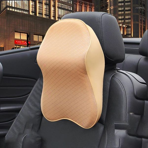 Siège de voiture case-tête oreiller oreiller à tête réglable retenue de la tête 3D mousse de mousse de voyages automobile support de support de vélo