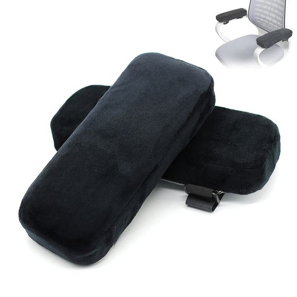 Coussin d'accoudoir en mousse à mémoire de forme pour siège de voiture, chaise de jeu de bureau à domicile, coussin de coude doux, oreiller repose-bras, tapis en éponge