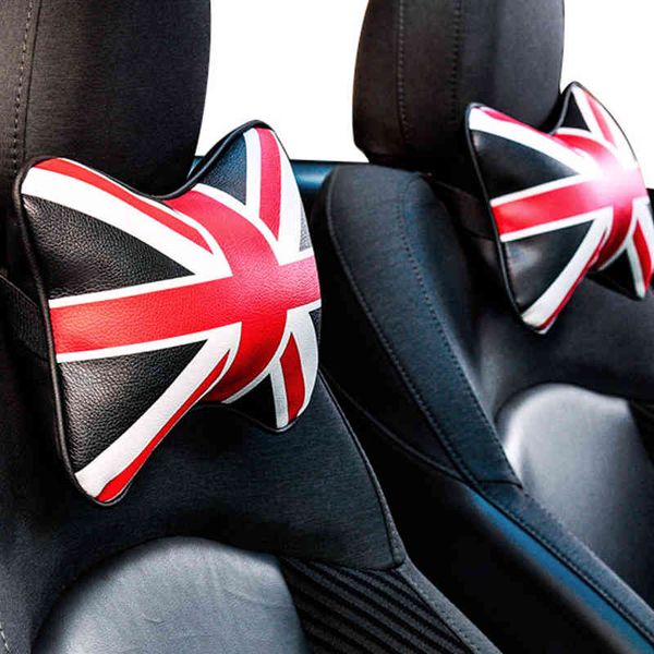 Siège de voiture cou oreiller décoration appui-tête soutien repos pour MINI Cooper Countryman F54 F55 F56 R60 2 pièces accessoires de voiture intérieur
