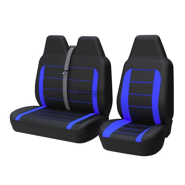 Asientos de coche 12 fundas de asiento de furgoneta de alta resistencia SetUniversal Fit Driver Twin Passanger Bus SeaterFor Vito para Vivaro para 2019 Peugeot Boxer x0801 x0802