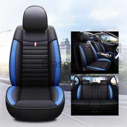 Autostoeltjes Auto Bekleding Voor Hyundai Tucson Kona Ioniq 5 I30 Ix35 I20 I40 Universele Zwart Blauw Rood Hoge kwaliteit Lederen Auto Accessoires x0801