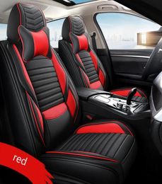 Couverture des sièges d'auto pour Honda Accord CRV Civic XRV Odyssey City Crosstour Crider Vezel Pu Leather Imperproof Universal Protector6317935