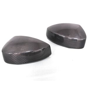 Auto zijdeur achteruitkijk zijspiegel Cover Cap voor Nissan 350Z Z33 2003-2008 Koolstofvezelbehuizingspiegels Caps