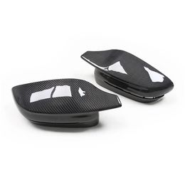 Auto zijde achteruitkijk spiegelbedekking koolstofvezel vleugel spiegels shell doppen voor BMW 3 4 -serie G20 G28 G22 G23 Auto -accessoires