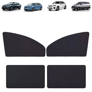 Pare-soleil magnétique pour vitres latérales de voiture, rideau de Protection UV avant et arrière pour voiture, accessoires en maille à Perspective unique