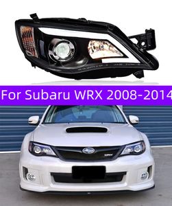 Ampoule intelligente de voiture pour Subaru WRX 20 08-20 14, assemblage de phares, lentille de faisceau haut, feux de jour, lampe avant de conduite