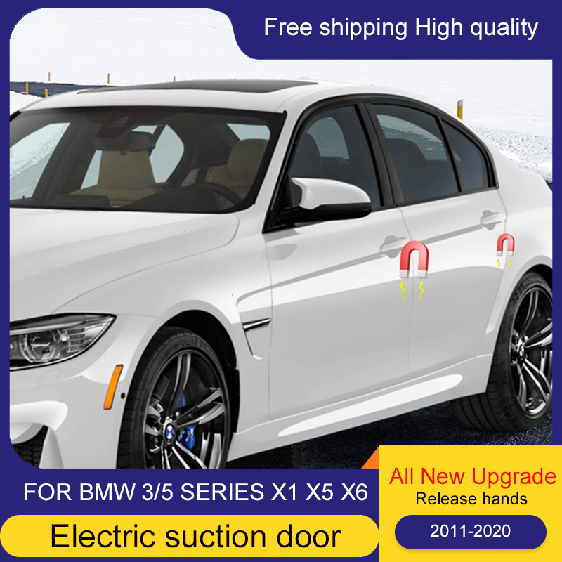 Bil smart elektrisk sugdörrlås mjuk Stäng dörr Super tystnad för BMW F30 F34 F10 F11 F15 F16 F48 3/5 Serie X1 X5 X6