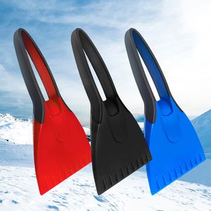 Ergonomic Car Windshield Snow Scraper and Ice Remover - Winter Auto Cleaning Tool with Durable Handle