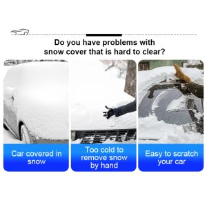 Auto Snow Shovel Winter Ice Removing Brush Shovel Ice Scraper Intrekbare auto Sneeuwglas Remover Reinigingsgereedschap Wasaccessoires