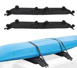 Almohadillas para el techo suave del automóvil para la tabla de surf kayak supuggage suv súbdito transversal windsurf acampando corbatas de carga 240418