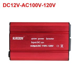 Onduleur solaire pour voiture, onduleur à onde sinusoïdale modifiée, 12v DC à 110V/220V AC, 360W, transformateur de tension, convertisseur de puissance avec double USB pour voiture