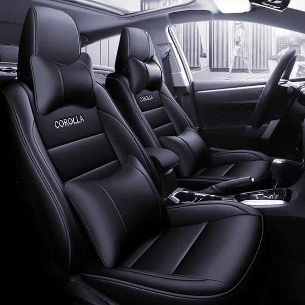 Housses de siège spéciales de voiture pour Toyota Corolla, pièces automobiles, coussin de Protection en cuir sur mesure, accessoires de luxe de style automobile