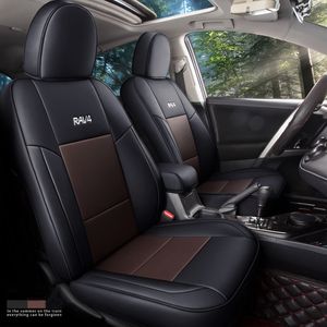 Auto Special Seat Cover voor Toyota RAV4 13-18 Lederen waterdichte beveiligingskussen Volledige set interieurbescherming accessoires