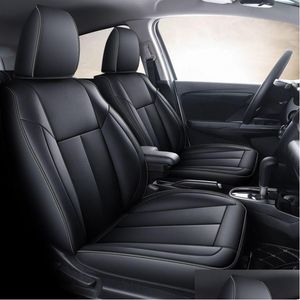Auto Speciale Seat Ers Voor Honda Fit 14-19 Selecteer Waterdicht Kunstleer Hoogwaardige Maatwerk Interieurbekleding Accessoires Drop Del