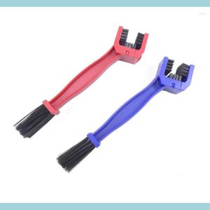 Éponge de voiture 2 Pack Nettoyeur de chaîne de vélo Rondelle de vélo Nettoyage de moto Brosse de pédalier Outil Livraison directe Automobiles Motos Soins Dhyem