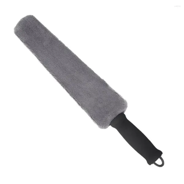 Brosse de nettoyage d'éponge de voiture avec poignée, plumeau de détail de ventilation de voiture, intérieur extérieur, nettoyeur sans rayures pour Air Ve