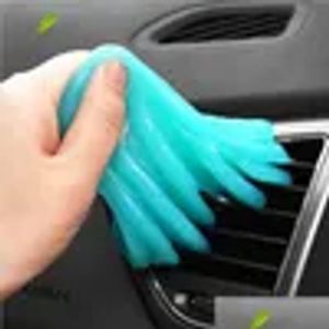 Auto Spons Wassen Interieur Cleanincar Airconditioning Poort Reinigingsopening Magic Dust Glue Toetsenbord Vuil Cleanercar Drop Delivery Automob ZZ