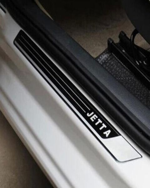 Voiture en acier inoxydable Porte de voiture Sill Plate de plaque de plaque de gamme de cartes de voiture pour VW Jetta Mk6 2011 2013 2014 2014 20155806242