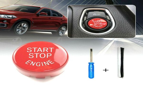 Couvercle de commutateur de bouton de démarrage et d'arrêt de moteur de voiture, rouge Durable, pour F20 F30 F10 F01 F25, 8621513